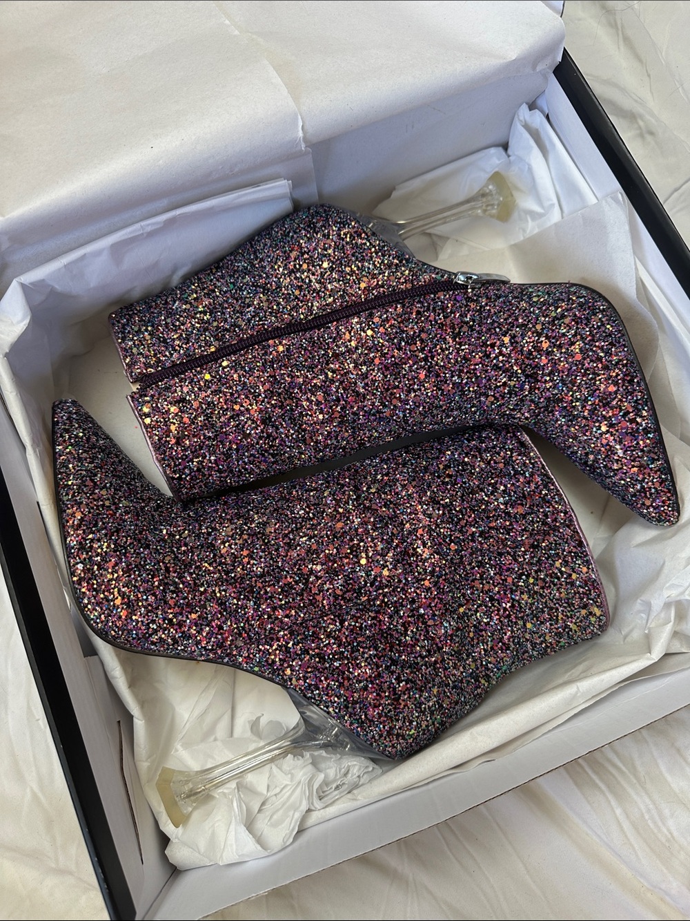 Nine West Tonight3 Glitter Boots Heels
